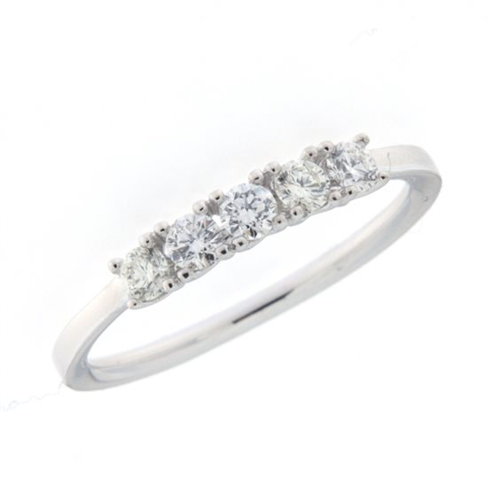 Anello Fanton Gioielli Donna FEDINE DIAMANTI in Oro bianco Diamante 0.85 Ct ANOR-300-52 - ANOR-300-52